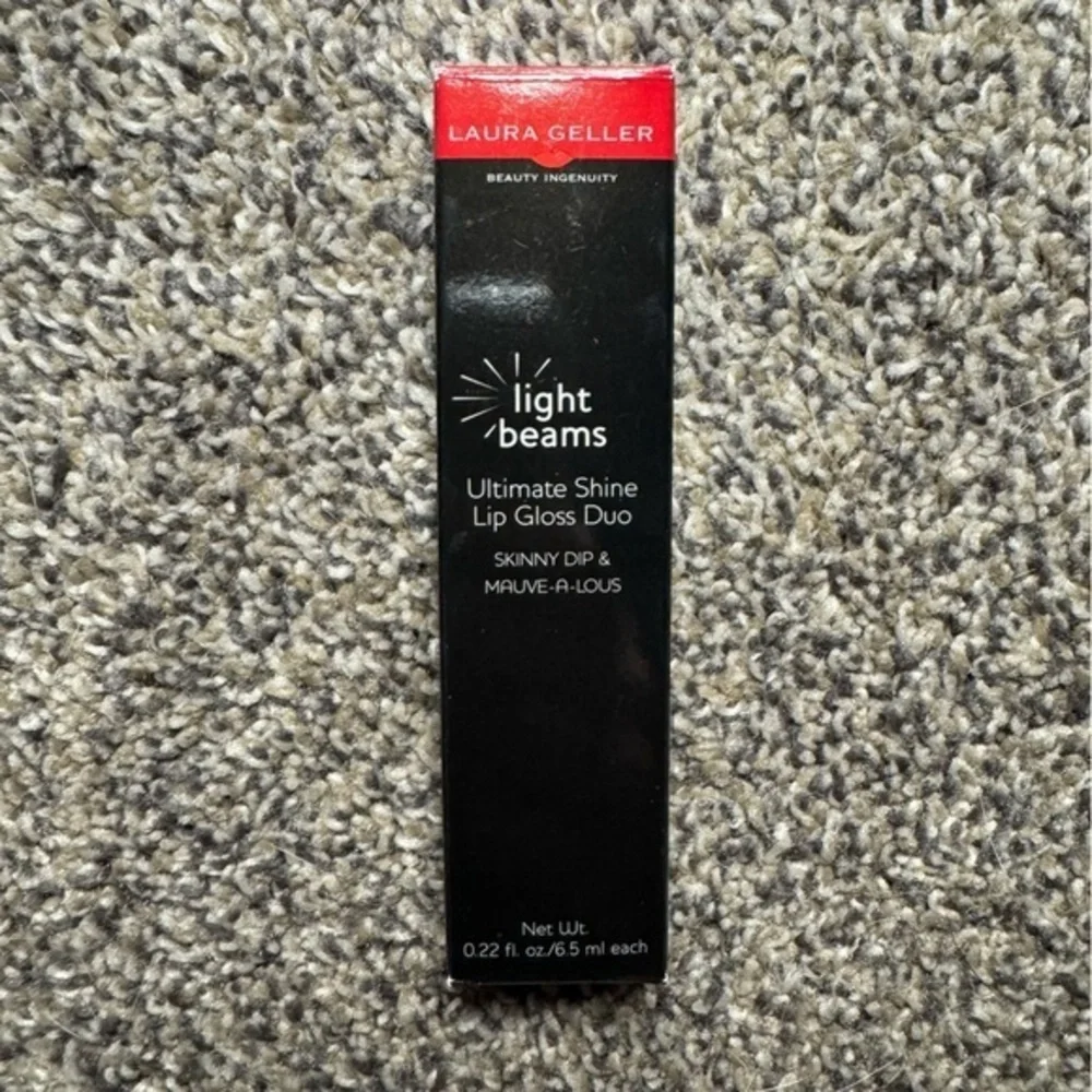 Laura Geller Light Beams Lip Gloss Duo - Skinny Dip & Mauve-a-lous